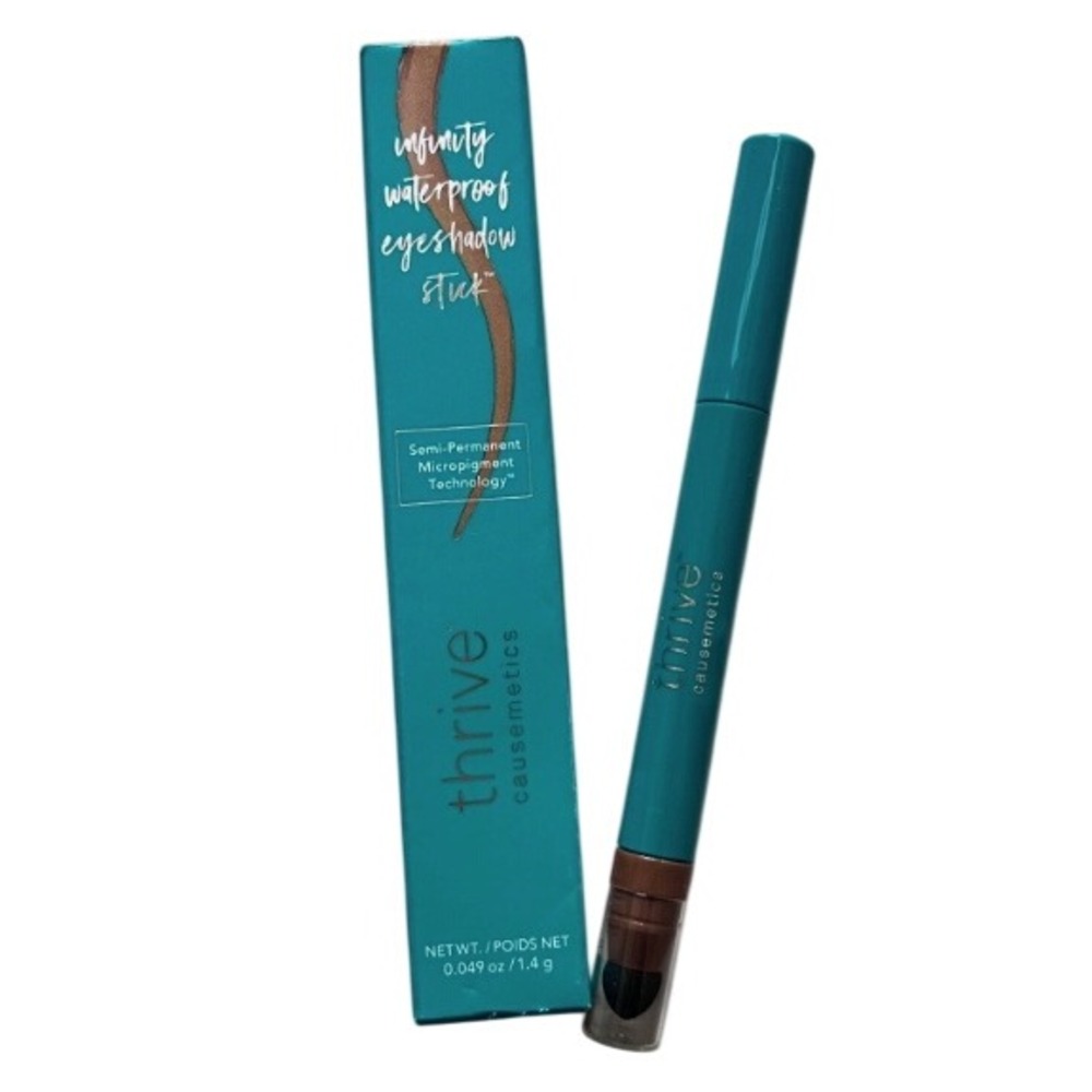 NEW Thrive Causemetics Dr. Q Infinity Waterproof Eyeshadow Stick Bronze Shimmer